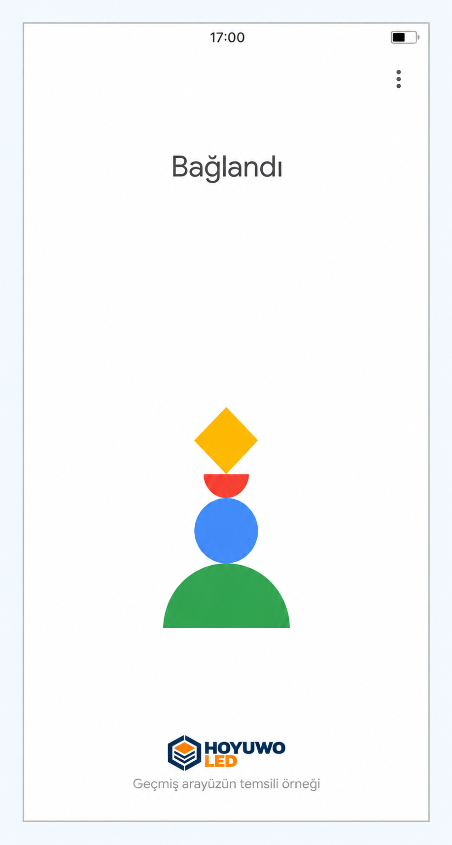 Google Home सेटअप 3: पुराना संस्करण उदाहरण